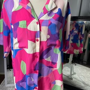 Nasty Gal Multicolor Abstract Pantsuit